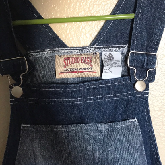 90s vintage denim pinafore - Picture 3 of 6